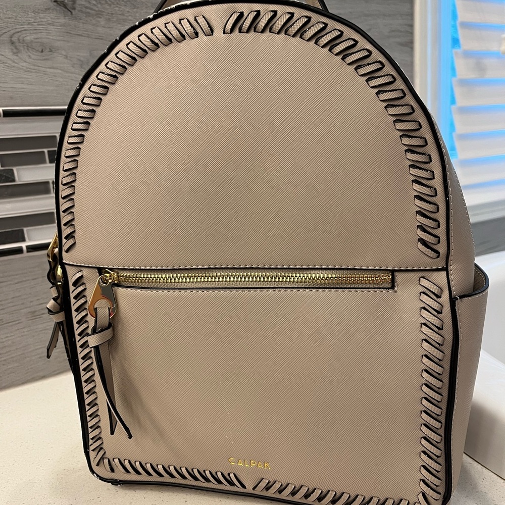 Calpak Beige Backpack